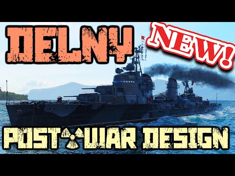 DELNY FIRST GAME - new t10 russian Destroyer - WOWS