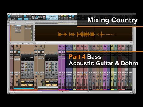 Mixing A Country Song (4 of 8) - Bass, Acoustic Guitar and Dobro - Dan Wesley