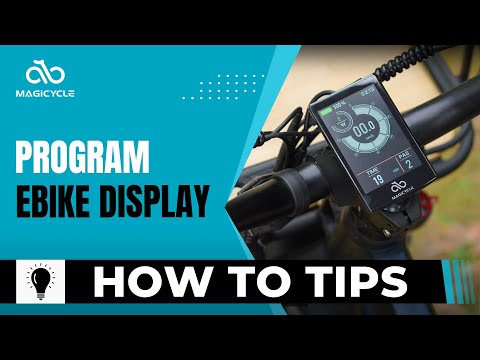 How to Program Magicycle Ebike Display