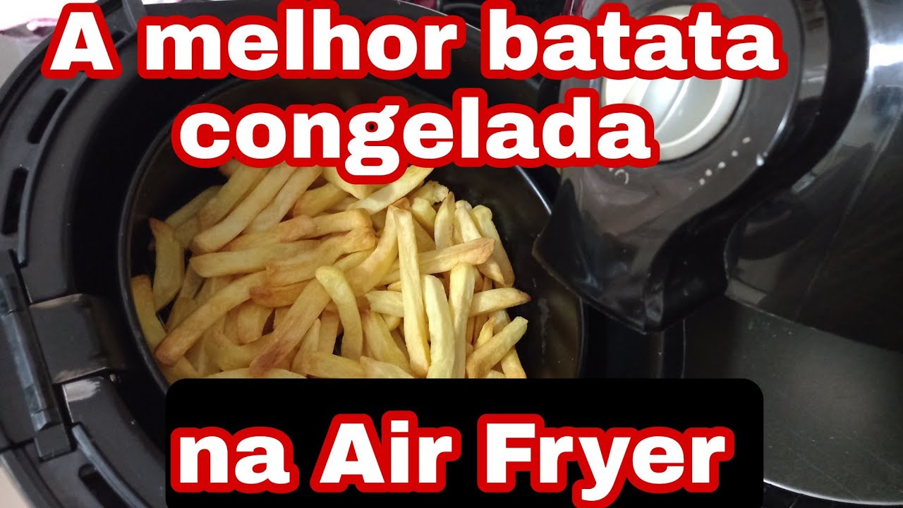 COMO FAZER BATATA CONGELADA NA AIR FRYER( fica super crocante)/Batata frita na Air Fryer