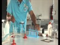 Lab demonstration separating of sand and salt using filtration
