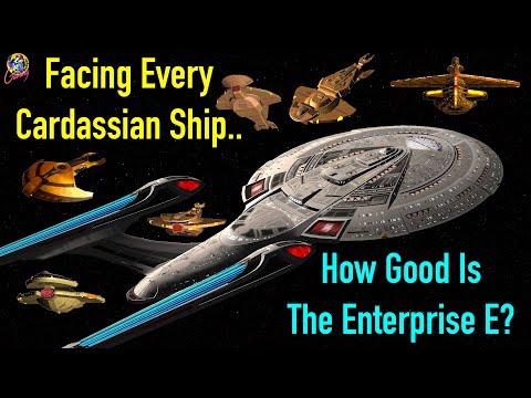 Enterprise E VS All Major Cardassian Ships - Star Trek Starship Battles