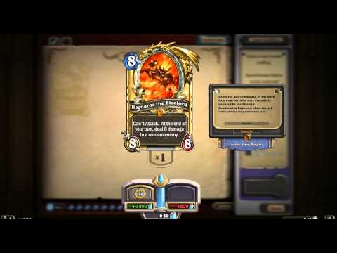 Hearthstone - Golden Ragnaros the Firelord (Legendary)