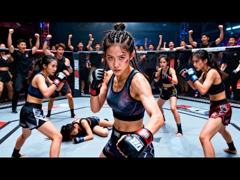 八角籠裏打黑拳的女孩竟是天賦異稟格鬥天才！面對拳館千金的羞辱，僅一招絕殺拳轟翻挑釁者，衆人跪服~ #chinese television dramas #逆袭 #爽剧 #豪门 #shortdramas