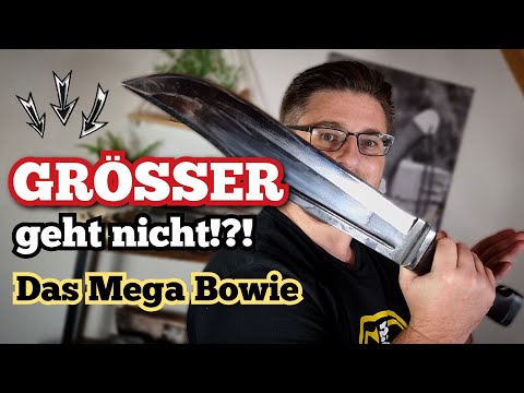 Grösser geht nicht! Unser grösstes und schönstes Bowiemesser im Sortiment