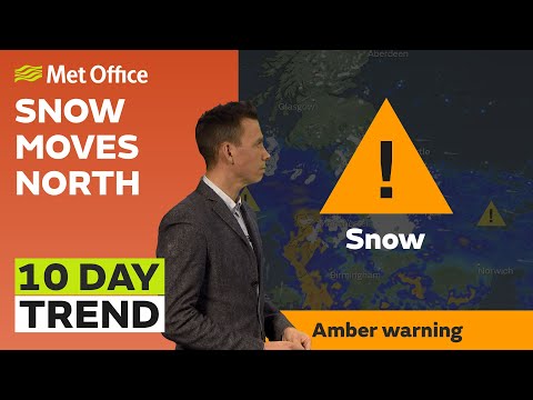 10 Day Trend 08/03/2023 – Snow moves north - Met Office Weather Forecast