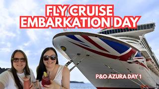 P&O Azura | Day 1 | Fly Cruise Embarkation in Valetta, Malta + Beach House Dinner