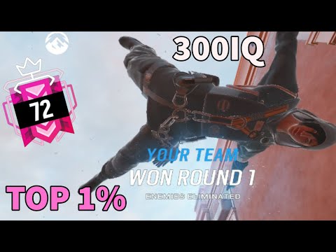 300 IQ PLAYS + TOP 1% AIMLABS - Rainbow Six Siege 360hz Dread Factor