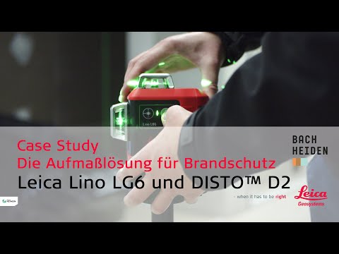 Leica Lino LG6 und DISTO™ D2 - Die Aufmaßlösung für Brandschutz