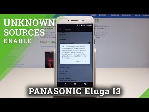 How to Enable Unknown Sources in PANASONIC Eluga I3 – Allow App Installation