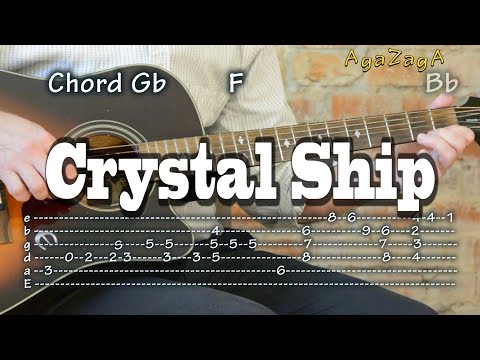 Crystal Ship - The Doors - Tab Chords , instrumental, como tocar, レッスン