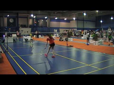 Badminton - Sara Lončar vs Ania Setien QF Polish U17 International 2019