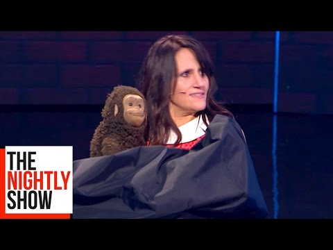 Nina Conti Has Some Fun with Her Monkey | The Nightly Show