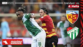 Kayserispor - Bursaspor | 4. Hafta Maç ÖZETİ | Trendyol 1. Lig - 2026/