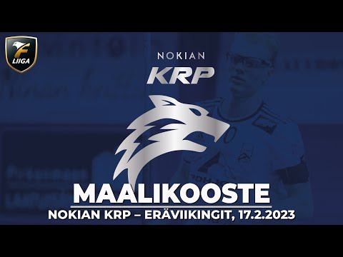 F-Liiga: Nokian KrP–Eräviikingit, Maalikooste, 17.2.2023