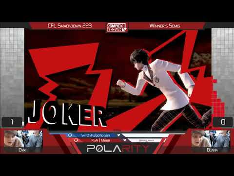 CFL Smackdown Ultimate 223 - Dyr (Joker) vs Blank (Chrom) - Winners Semis
