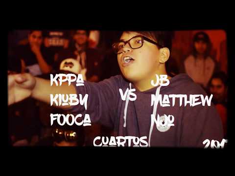 KAPPA & KIUBY & FOOCA VS JOTAB & MATTHEW & NJO \\ 4TOS // Titanes Liricistas \\ Tercera Edicion