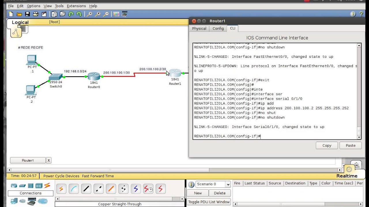 Configurando RIP no Roteador CISCO - Protocolo de Roteamento