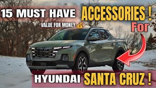 15 Must-Have Hyundai Santa Cruz Accessories (Upgrade Your Truck Today!)