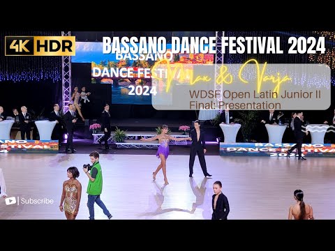 WDSF Bassano - Bassano Dance Festival 2024 - Open Latin Junior II - Presentation of finalists