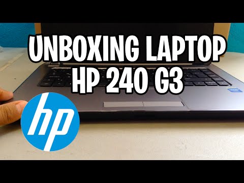 Unboxing Laptop HP 240 G3 - Blurred iPhone
