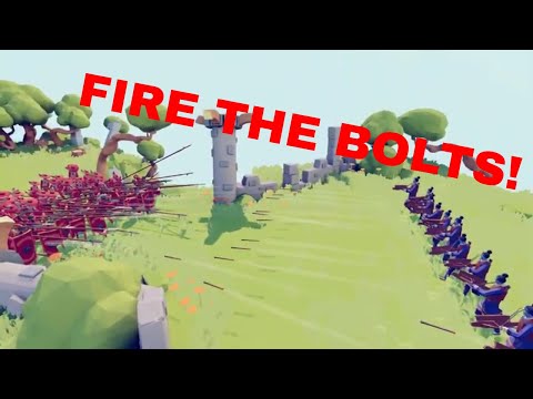 [TABS Short Clips] Shieldwall v Chu Ko Nu's! - Totally Accurate Battle Simulator
