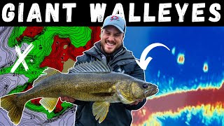 INSANE WALLEYE BITE on Wind-Blown Structure (HUGE FISH) - Locations, Lures, & Techniques