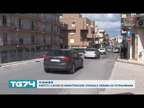 COMISO, PARTITI I LAVORI DI MANUTENZIONE STRADALE URBANA ED EXTRAURBANA