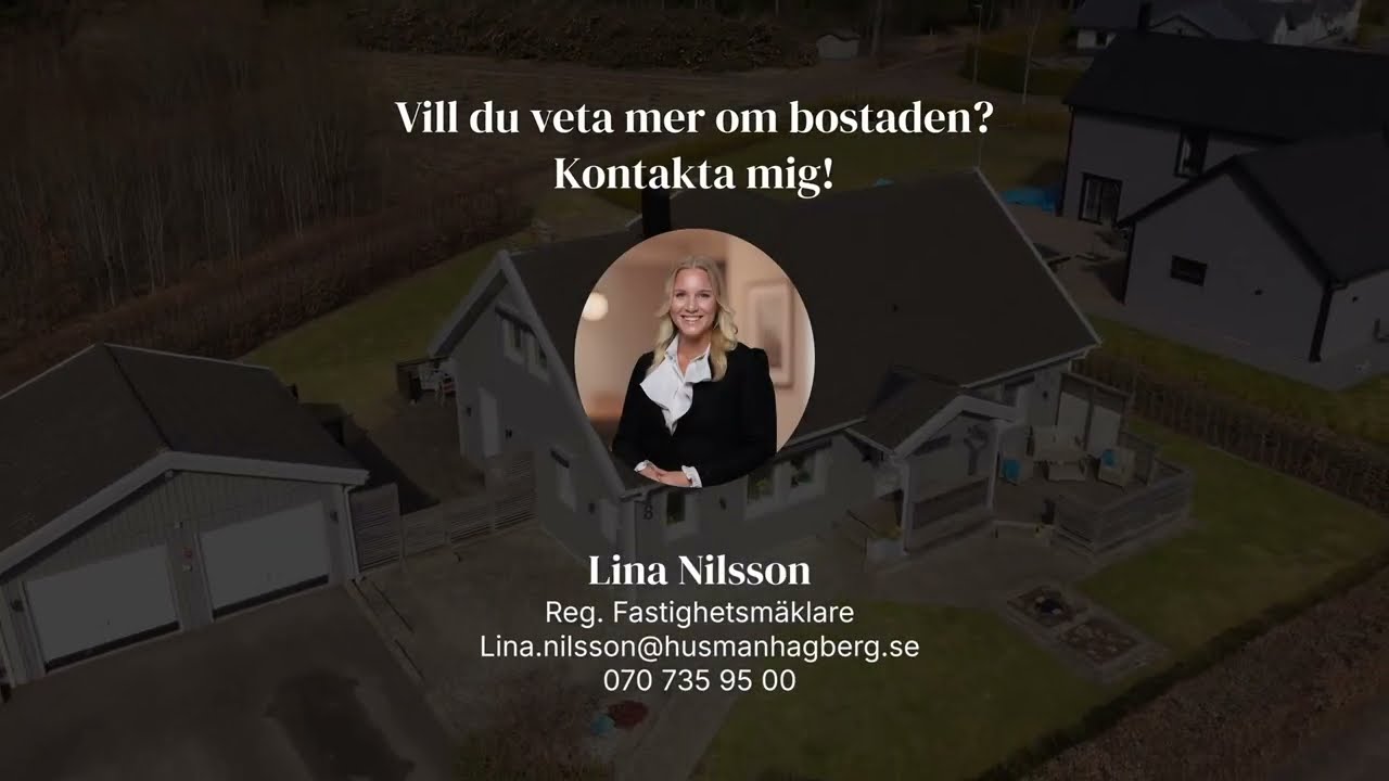 6 rum Villa på Vårgränd 8 Smålandsstenar Gislaveds kommun - video