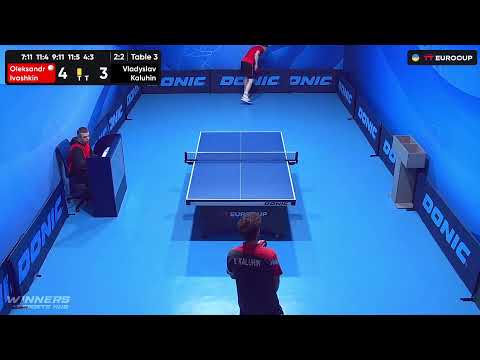 12:00 Oleksandr Ivashkin - Vladyslav Kaluhin 18.07.2023 TT Euro.Cup Ukraine  Star. Table 3