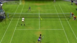 Virtua Tennis 2009 PC Gameplay World Tour : Vancouver Tennis Centre (Women's Doubles)
