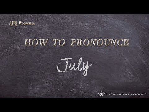 How to Pronounce July (Real Life Examples!)
