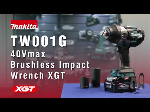 Makita tw001gd203 cordless impact wrench 40vmax xgt bl 19mm ...