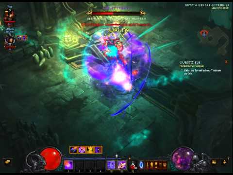 Diablo III RoS Qual 1 Skelettkönig vs 2 Mage