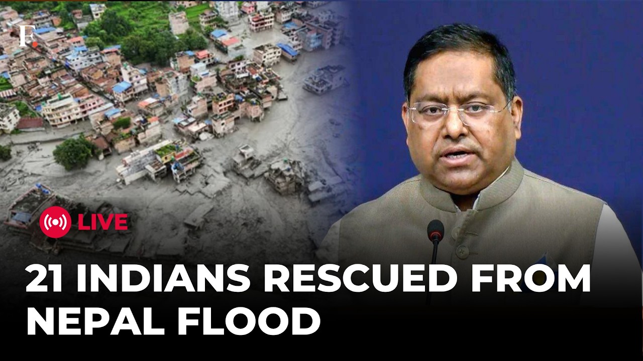 MEA LIVE : 21 Indians Rescued, 20 Still Missing In Nepal Floods| MEA Briefing