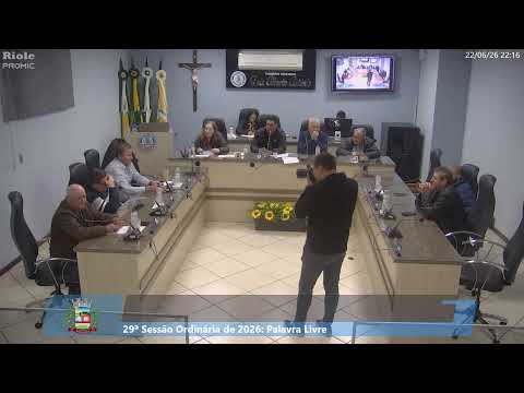 29ª SESSÃO ORDINÁRIA DE 2026 - CÂMARA MUNICIPAL DE WENCESLAU BRAZ/PR