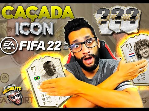 O CASCÃÃOO VEIO NA CAÇADA ICON do Miguelito do arrocha  !!! #fifa22 #icon #r9 #caçadaicon #mitada