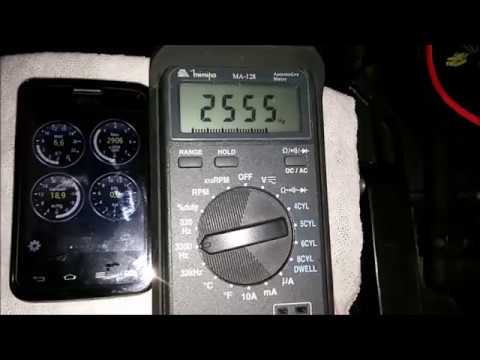 Teste do Sensor MAF Digital Chevrolet Agile, Onix, Cobalt, Cruze