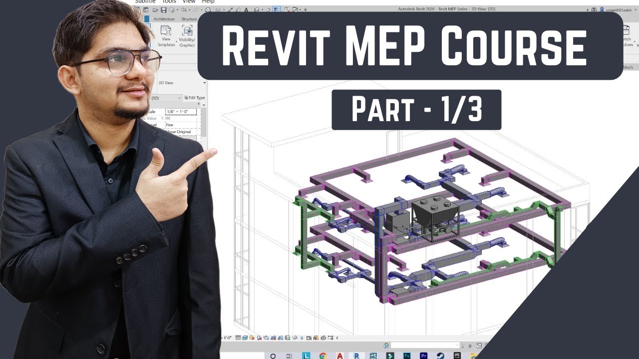 Revit MEP Complete Course | Complete HVAC Tutorial Part - 1/3