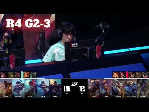 LNG vs TES - Game 3 | Round 4 S14 LPL Summer Playoffs 2024 | LNG Gaming vs Top Esports G3 full