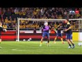 Zlatan Ibrahimovic smashes crossbar during warm up vs England | FATV