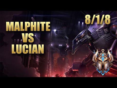 Malphite Top Vs Lucian - KR Challenger Match Summary Patch 9.19