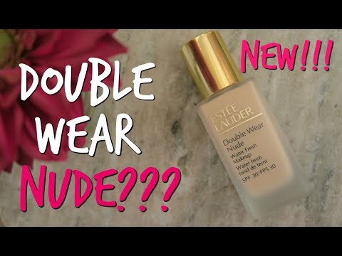 NEW DOUBLE WEAR FOUNDATION??? Estee Lauder Double Wear Nude Review & Test  | DreaCN Video