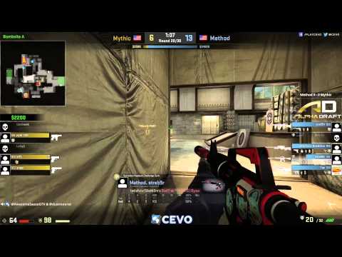 Method vs Mythic Game 1 (CEVO-P CS:GO Season 8) - AwesomeSauce & Dust