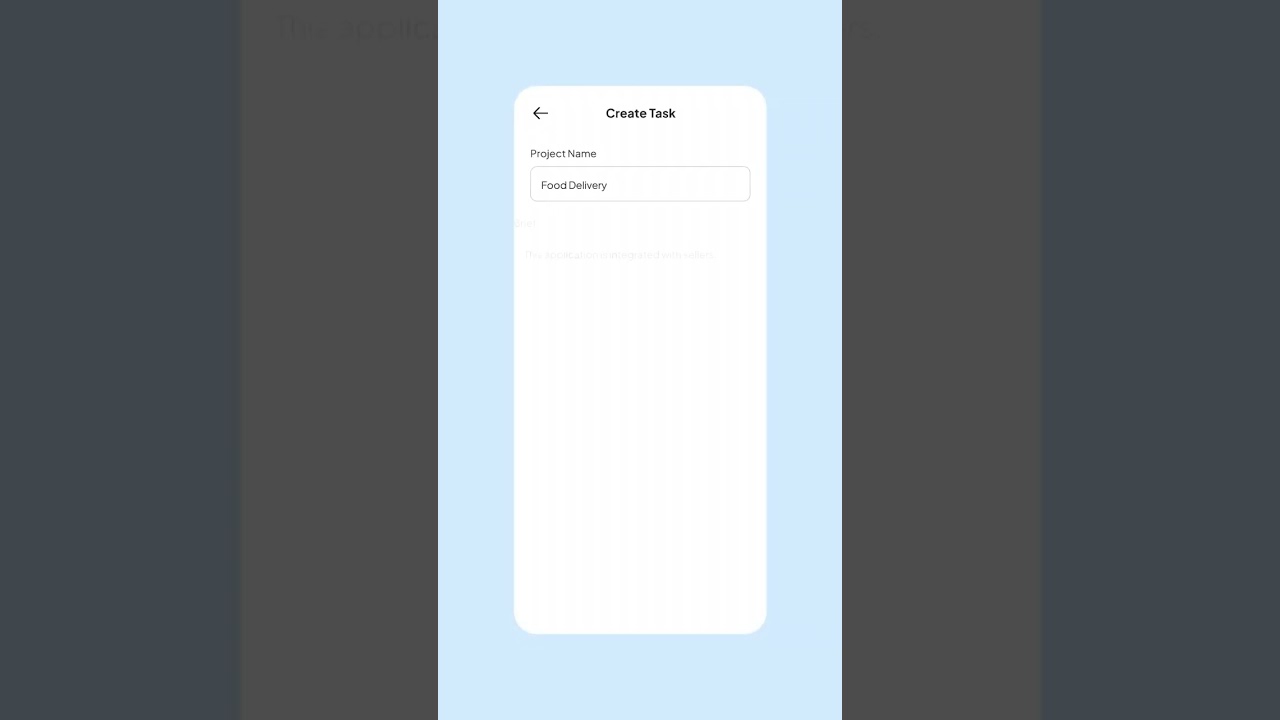 Detail task management app animation #animation #youtubeshorts #design
