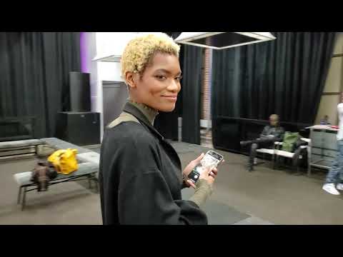 Behind the scene. The "Kosmos Couture" fashion show at " Grand Bizarre", Toronto, October 23, 2021