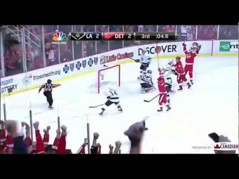 Jonathan Ericsson scores with 4.5 seconds left 2/10/13