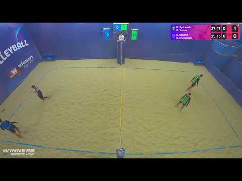 22:45 M. Sydorenko / O. Yurtov - A. Bakotin / O. Kryvoshap 03.03.2023 | Winners Beach Volleyball