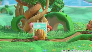 Kirby Star Allies - Adeleine & Ribbon Gameplay Tease (Kirby 64 References!)