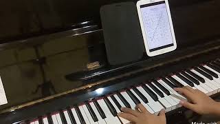 Waiting for you (Reunited Worlds OST) piano cover jianpu